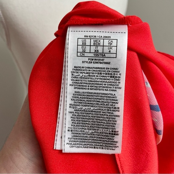 Marciano Hot House Hibiscus Cut Out Maxi Dress Size XS Resortwear Beach Tropical - Picture 8 of 9